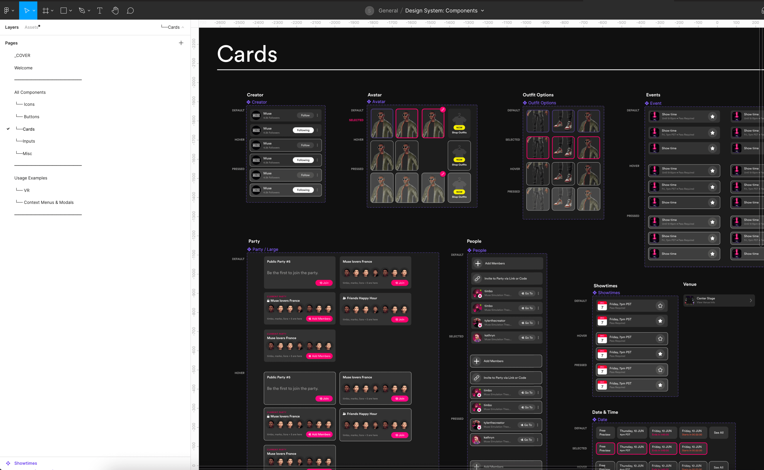Design system variants