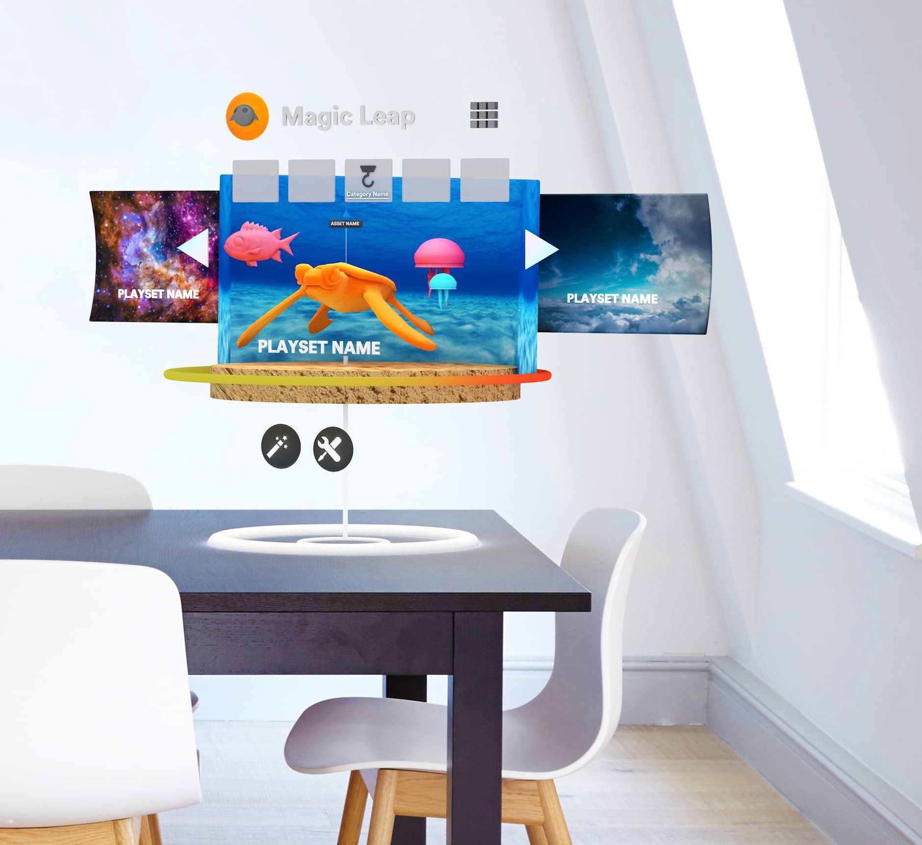 Create browser in room