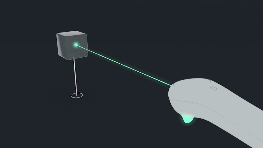 UI gizmo interaction