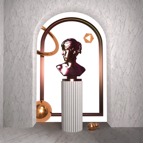 3D art piece — material exploration